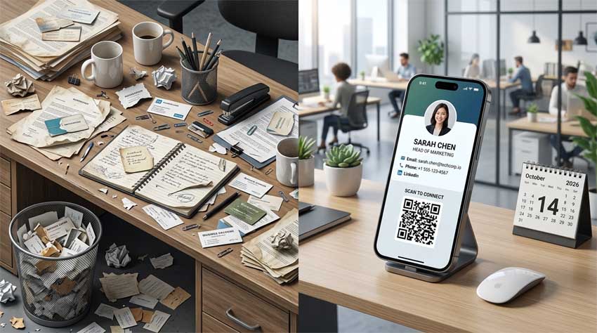 Why Paper Business Cards Are Obsolete in 2026